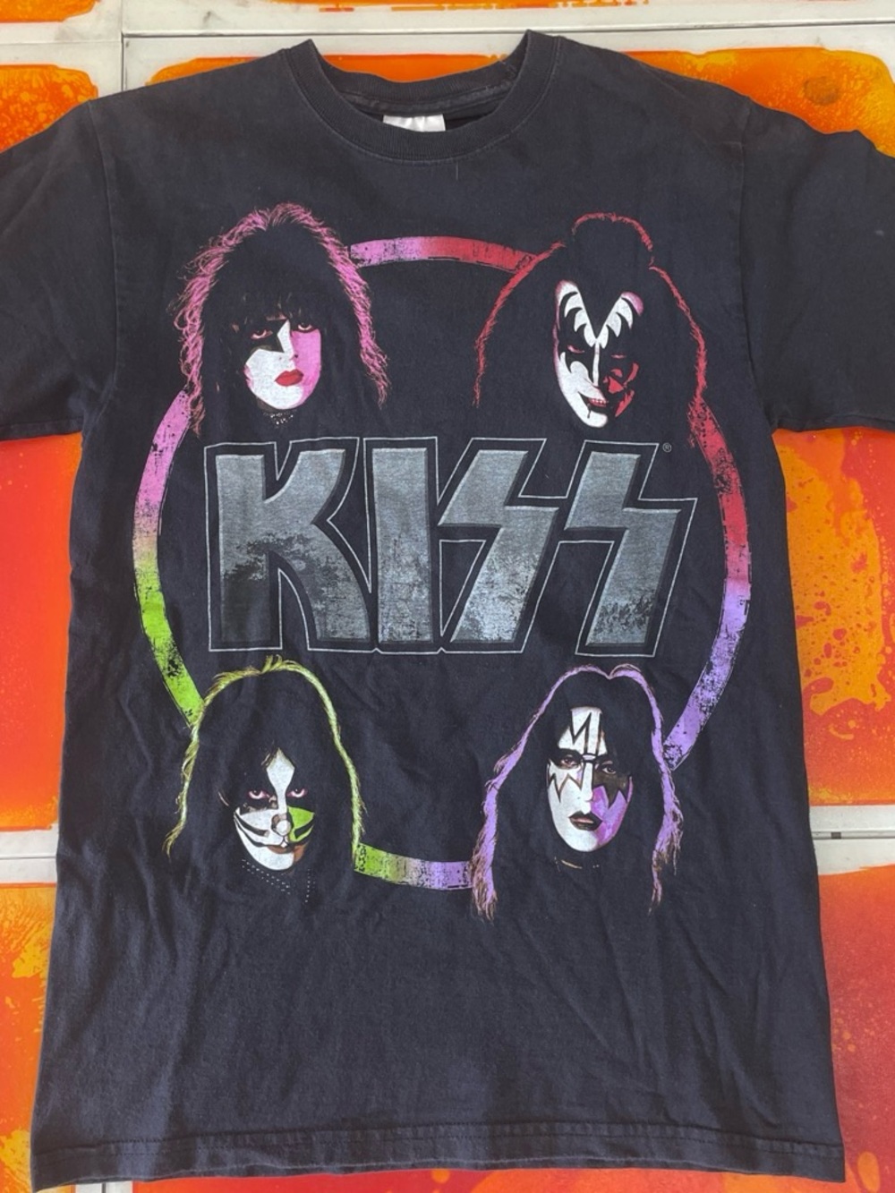 KISS Group Shot Band Tee - Black